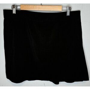 Rip Skirt Large Black Hook And Loop Closure Hawaiian Short Mini coverup